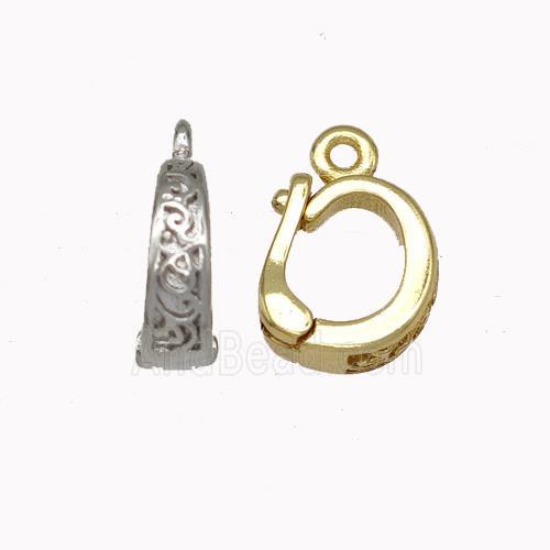 Copper Clasp Bail Mixed