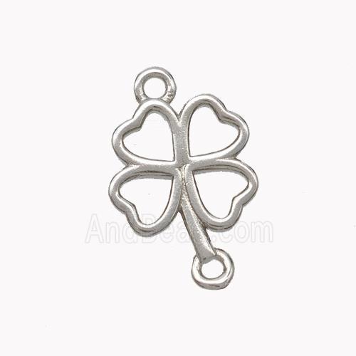 Copper Clover Connector Platinum Plated