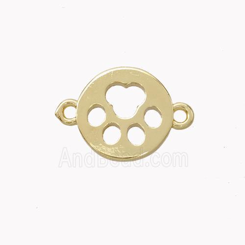 Copper Paws Connector Gold Plated