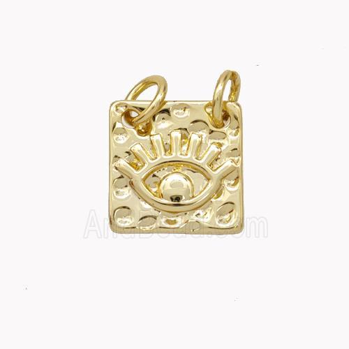Copper Eye Pendant Gold Plated