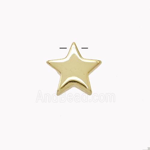 Copper Star Pendant Gold Plated