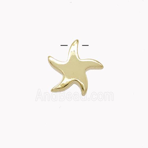 Copper Starfish Pendant Gold Plated
