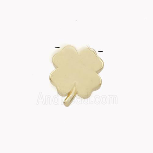 Copper Clover Pendant Gold Plated