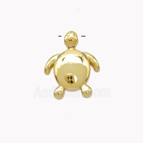 Copper Tortoise Pendant Gold Plated