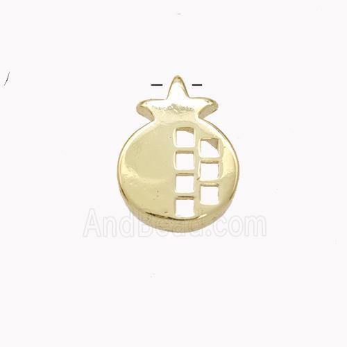 Copper Pineapple Pendant Gold Plated