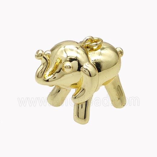 Copper Sheep Pendant Gold Plated