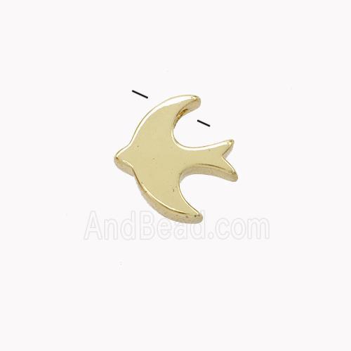 Copper Swallow Pendant Birds Gold Plated