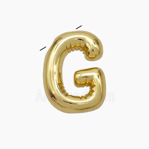 Copper Letter-G Pendant Gold Plated