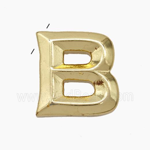 Copper Letter-B Pendant Gold Plated