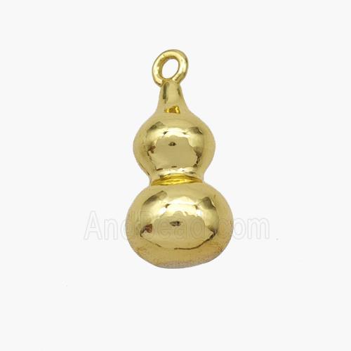 Copper Gourd Pendant Gold Plated
