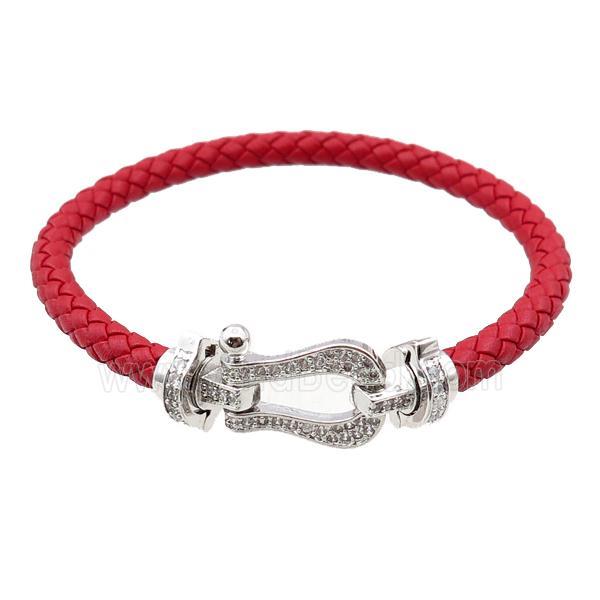 PU leather bracelets