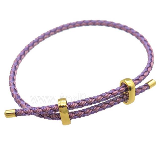 Tiger Tail Steel Bracelet, adjustable