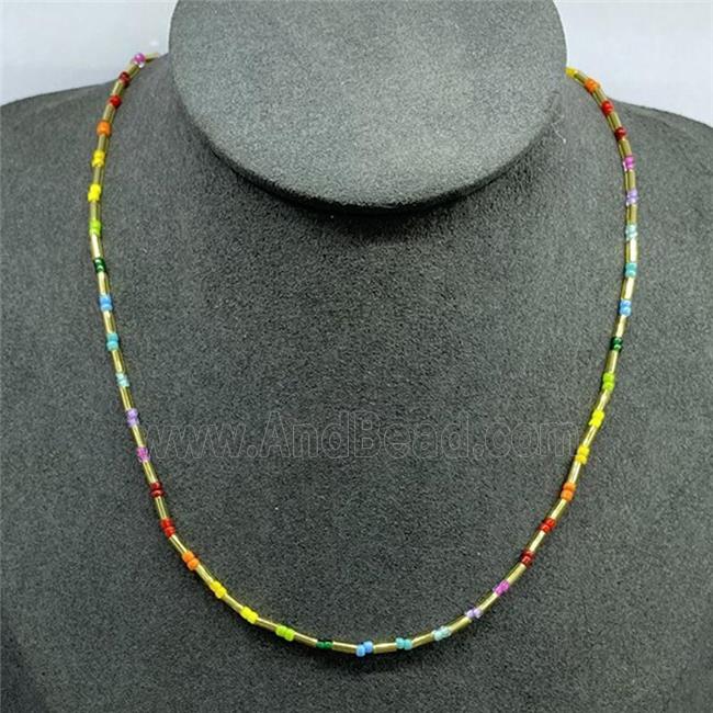 seed Glass Necklace