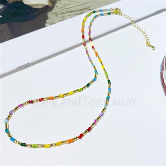 seed Glass Necklace