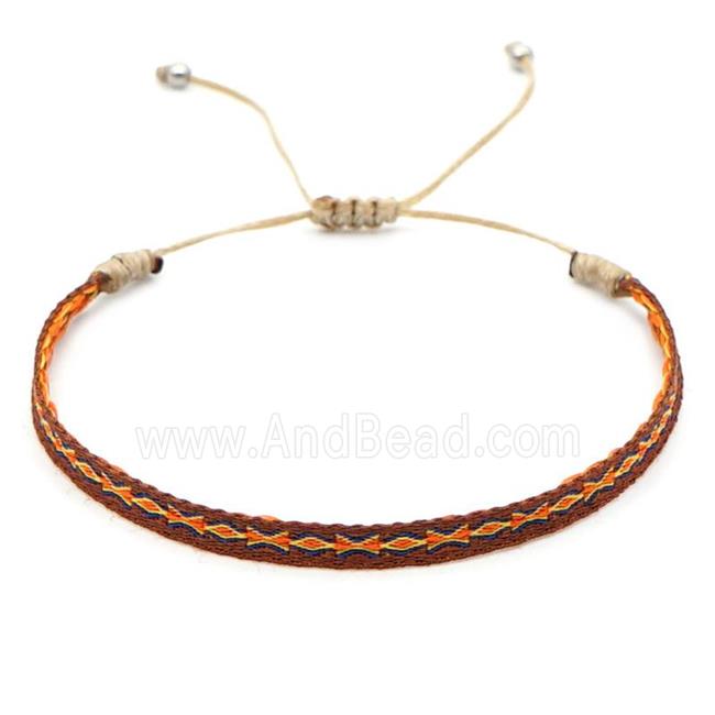 nepal style Handmade braid Bracelet, adjustable
