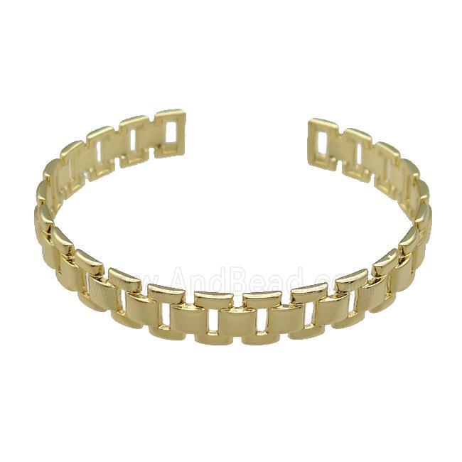 Copper Bangle Gold Plated