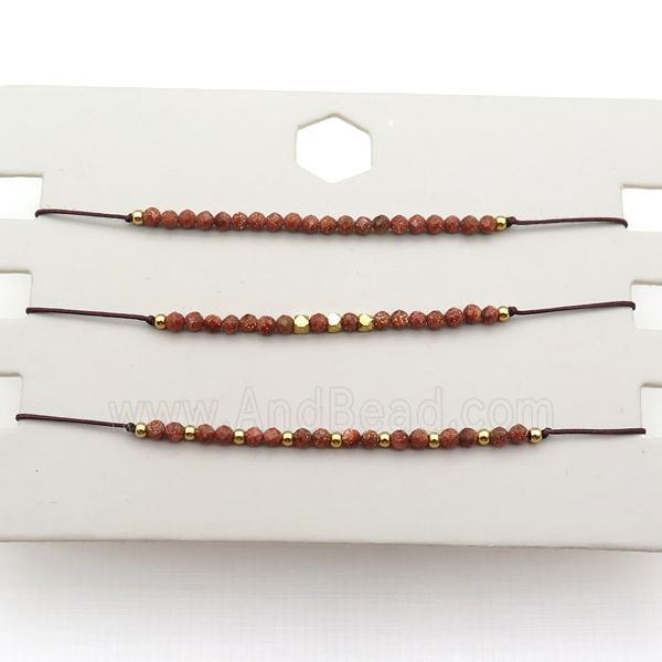 Golden Sandstone Bracelet Adjustable