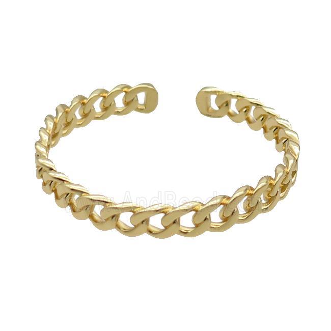 Copper Bangle Gold Plated