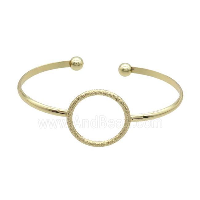 Copper Bangle Gold Plated