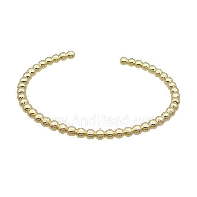 Copper Bangle Gold Plated