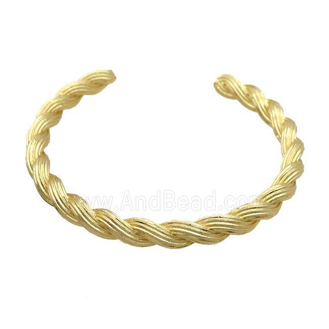 Copper Bangle Gold Plated