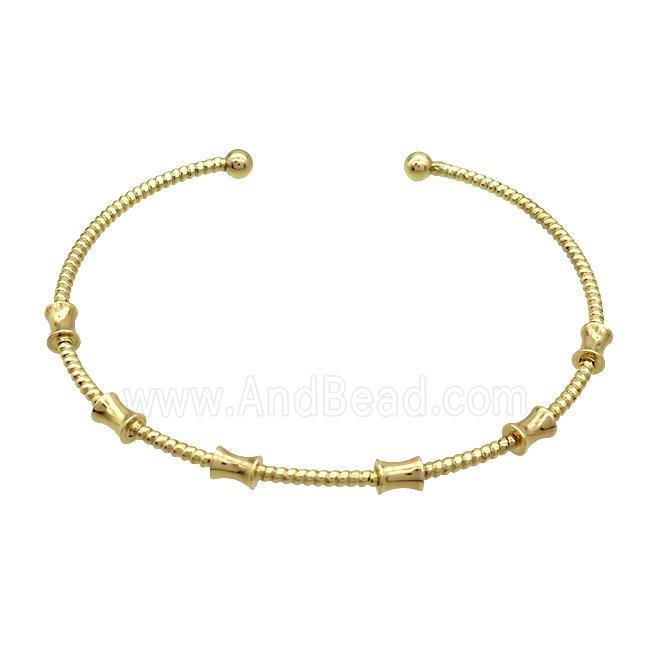Copper Bangle Gold Plated