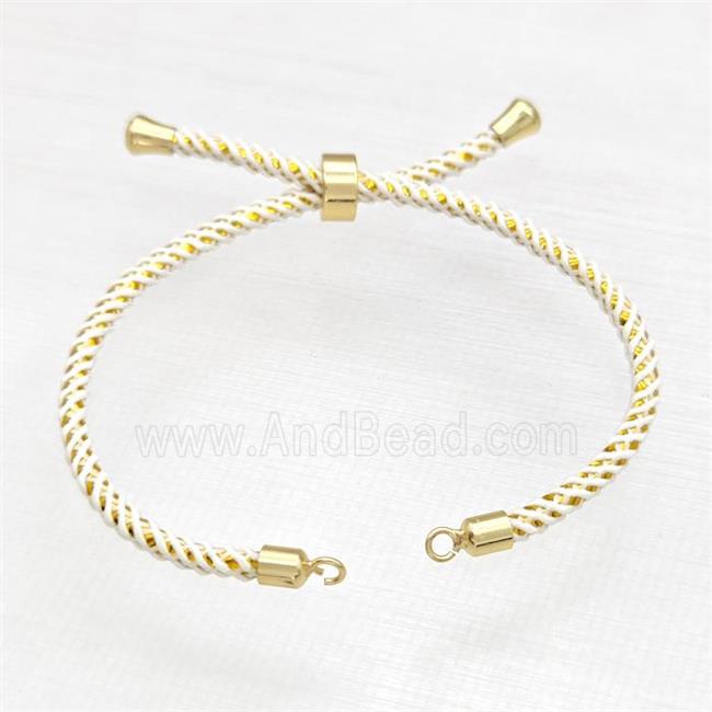 White Nylon Bracelet Chain