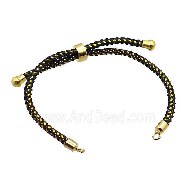 Black Nylon Bracelet Chain