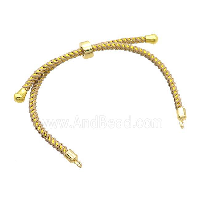 Khaki Nylon Bracelet Chain