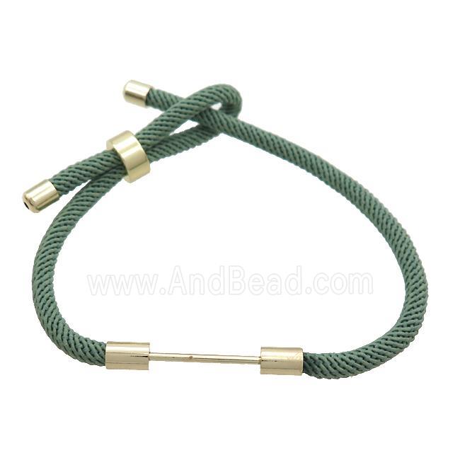 Green Nylon Bracelet Chain