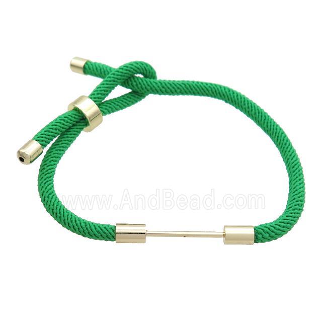 Green Nylon Bracelet Chain