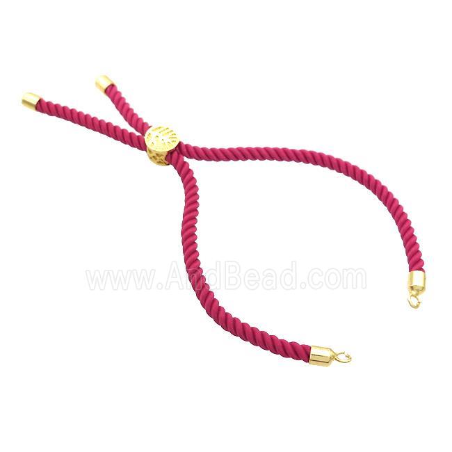 Red Nylon Bracelet Cord