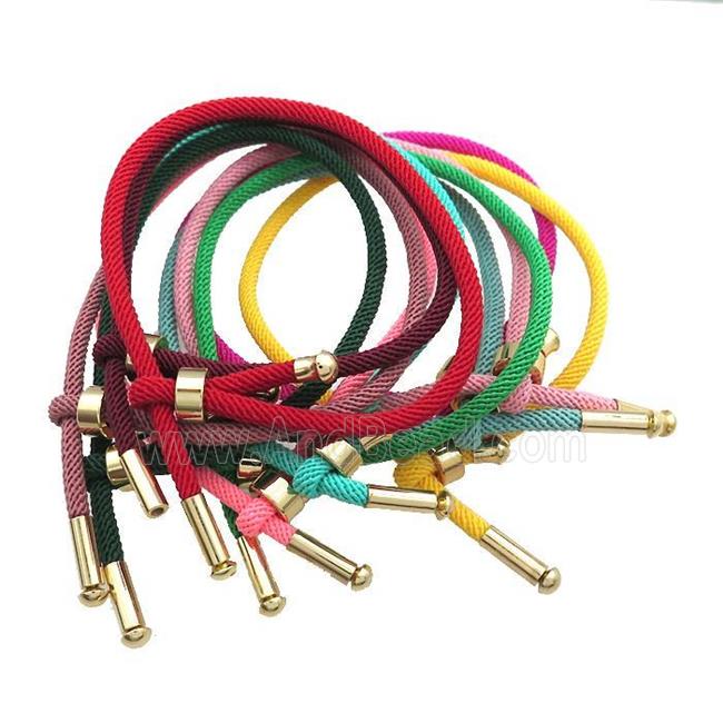 Nylon Rope Bracelet Adjustable Mixed