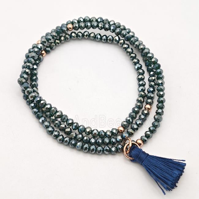 Chinese Crystal Glass Bracelets Stretchy