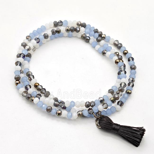 Chinese Crystal Glass Bracelets Stretchy