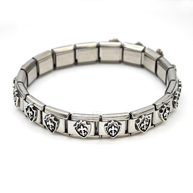 Stainless Steel Module Bracelet Shield