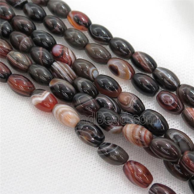 fancy Agate barrel beads