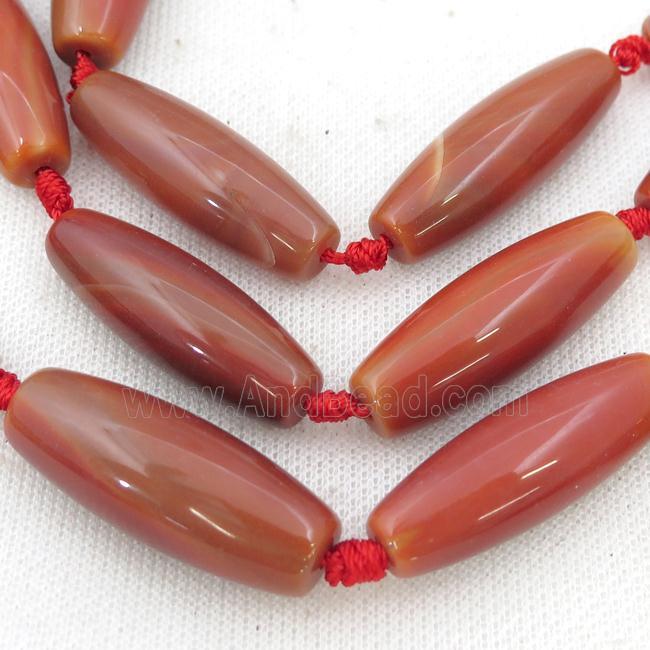 red Agate rice Beads