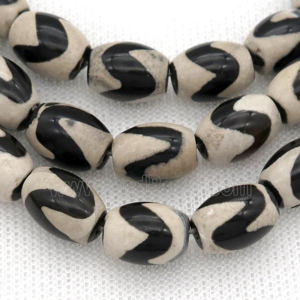 tibetan style Agate barrel beads