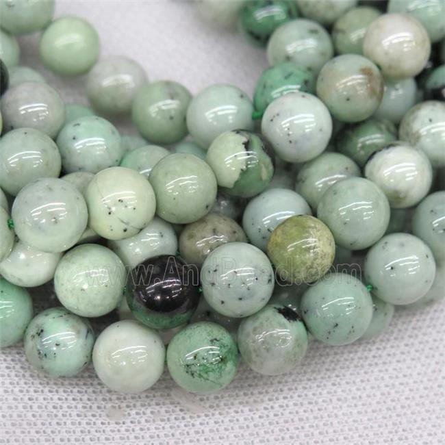 round Green Garnet beads