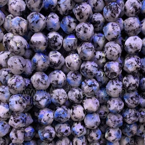 K2 Jasper Beads, star-cutting