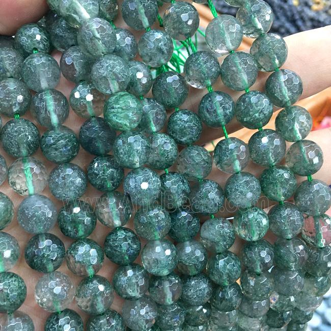 green Quartz beads, round