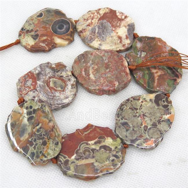 blue Ocean Jasper slice beads