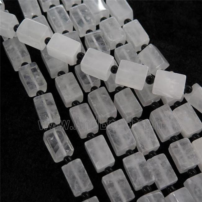 Clear quartz Cuboid beads
