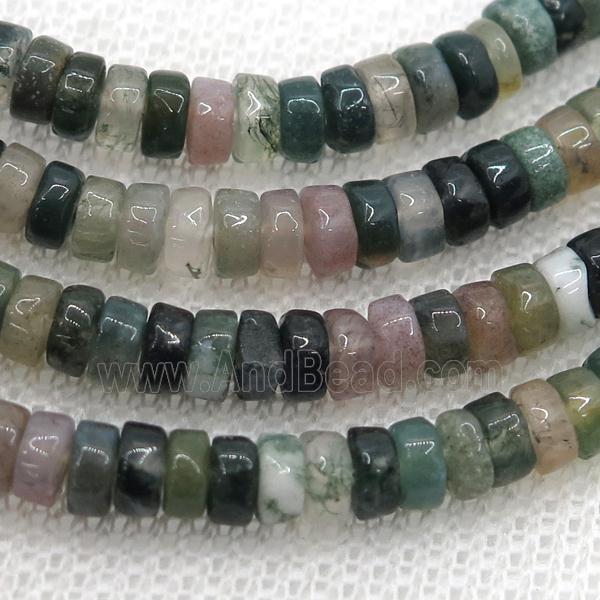 India Agate heishi beads