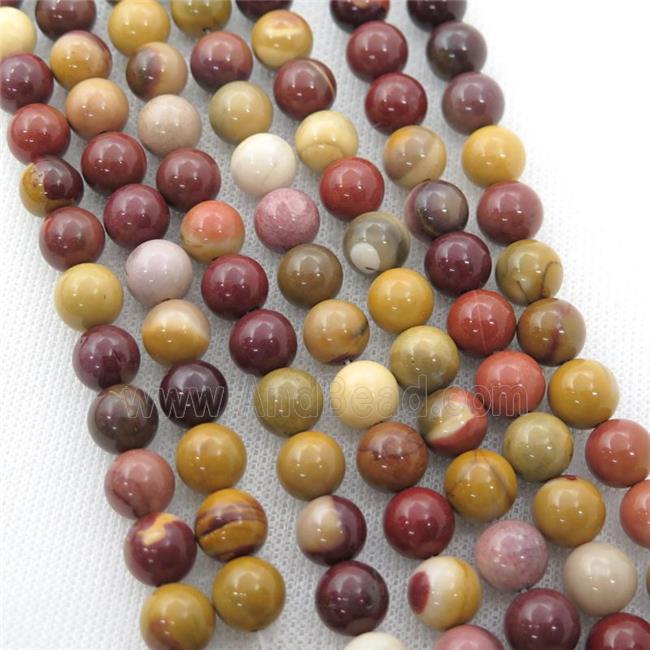 round Mookaite Beads