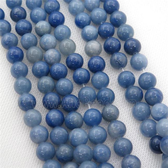 blue Aventurine Beads, round