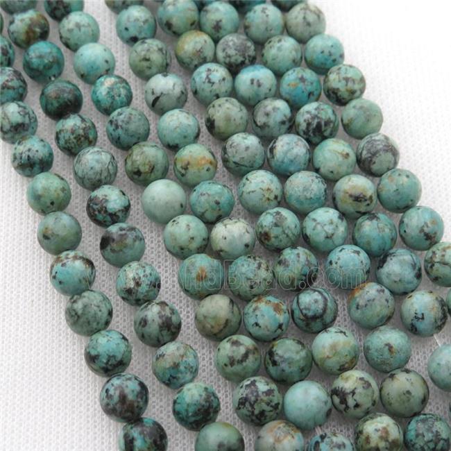 new African Turquoise Beads, round