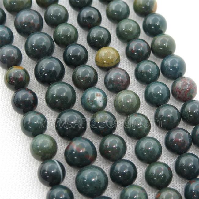 chook BloodStone Beads, round