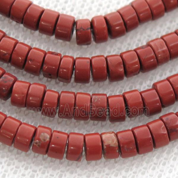 red Jasper heishi beads
